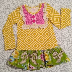 Giggle Moon Ruffle Top